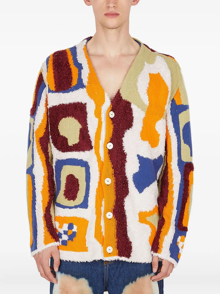  The Elder Statesman Abstract-pattern Cardigan - Multicolour 