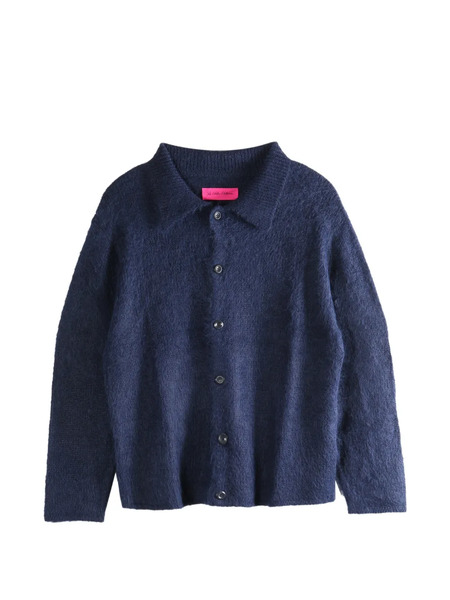  The Elder Statesman Buttoned Collared Shirt - Blue 