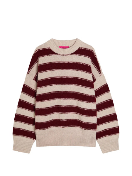  The Elder Statesman Striped Sweater - Neutrals 