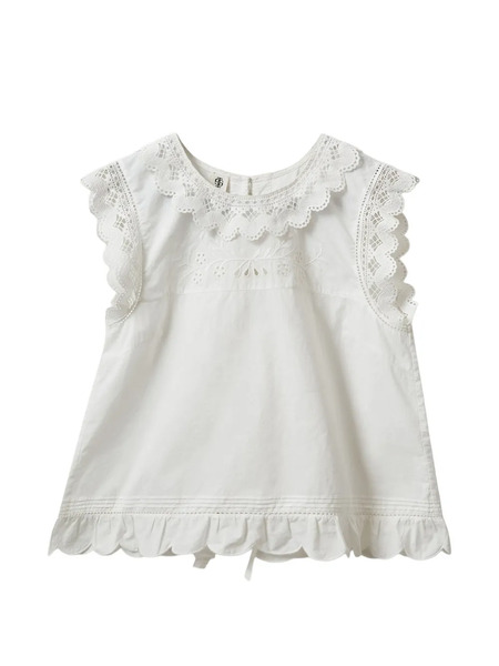  The Garment Broderie-anglaise Blouse - White 