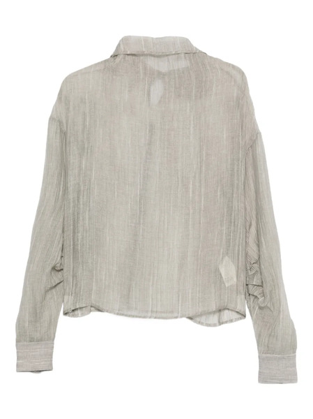  The Garment Delfi Ruffled Blouse - Grey 