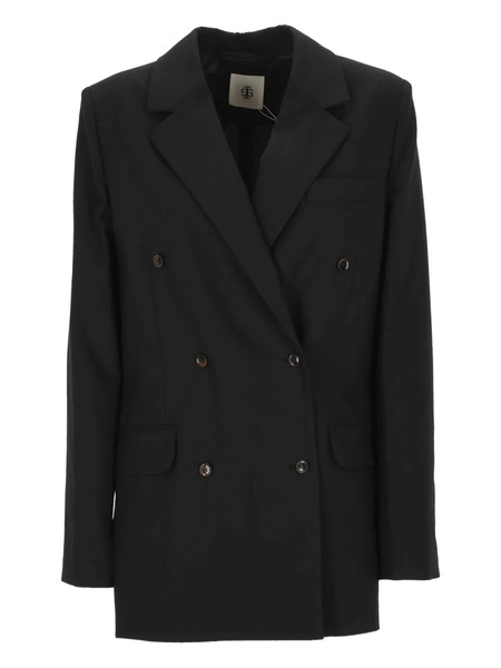  The Garment Double-breasted Blazer - Black 