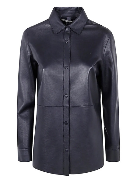  The Jackie Leathers Leather Shirt - Blue 