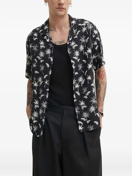  The Kooples Palm-tree Print Shirt - Black 