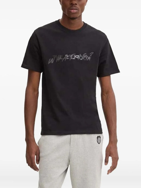  The Kooples What Is Graphic-print T-shirt - Black 
