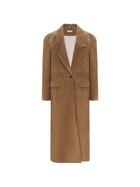  The Mannei Button-up Coat - Brown 