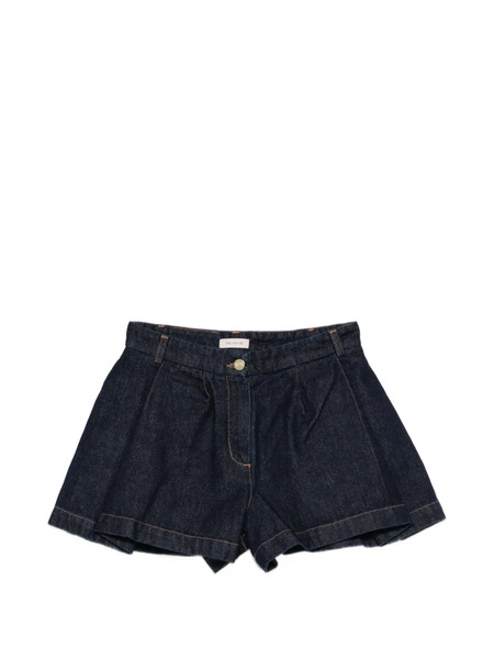  The Mannei Clichy Pleated Shorts - Blue 