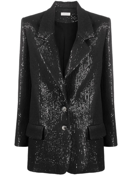  The Mannei Sequin-embellished Sequinned Blazer - Black 
