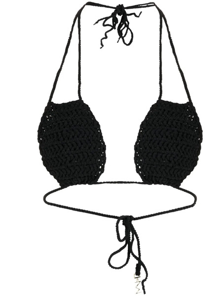  The Mannei Ter Knitted Bikini Top - Black 