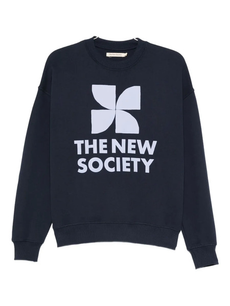  The New Society Graphic-print Sweatshirt - Blue 