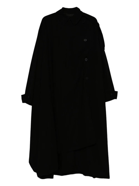  The Nina Studio Pinstripe-pattern Coat - Black 