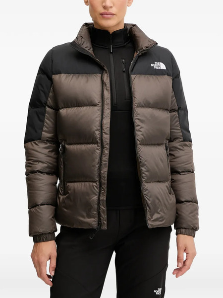  The North Face Diablo Down 2.0 Panelled Puffer Jacket - Brown 