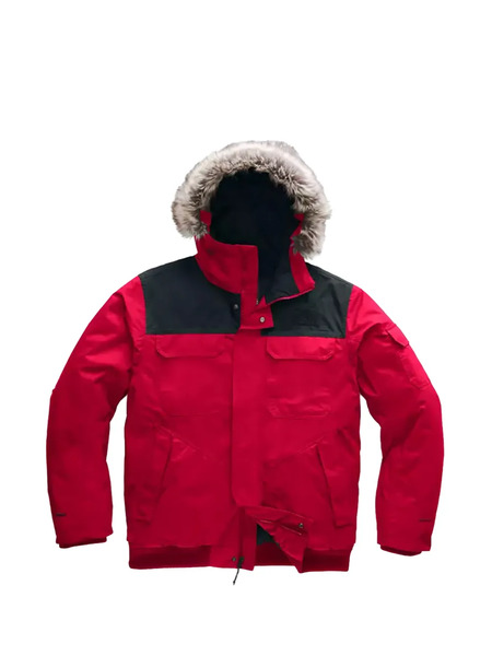  The North Face Gotham Iii Faux-fur Trim Jacket - Red 