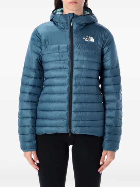  The North Face Hooded Quilted Jacket - Blue 
