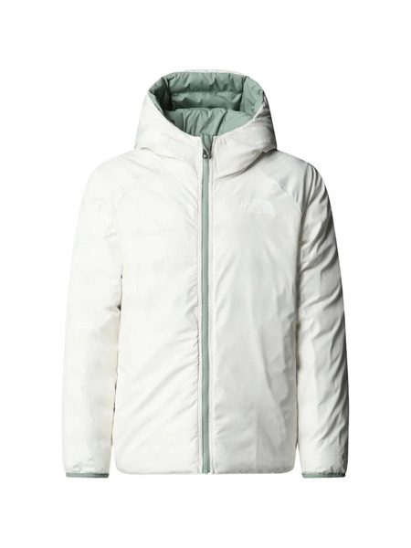  The North Face Kids Hooded Quilted Jacket - Green 