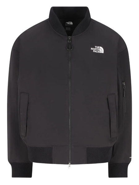  The North Face Zip Ribbed Bomber Jacket - Black 