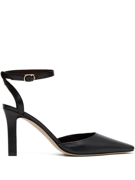  The Row Ankle-strap Pointed-toe Flats - Black 
