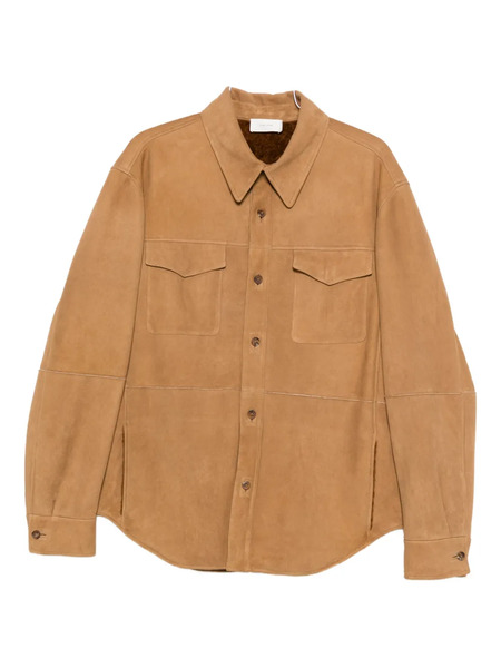  The Row Button-down Flap-pocket Shirt Jacket - Neutrals 