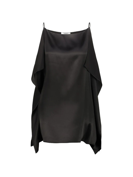  The Row Draped Camisole Top - Black 