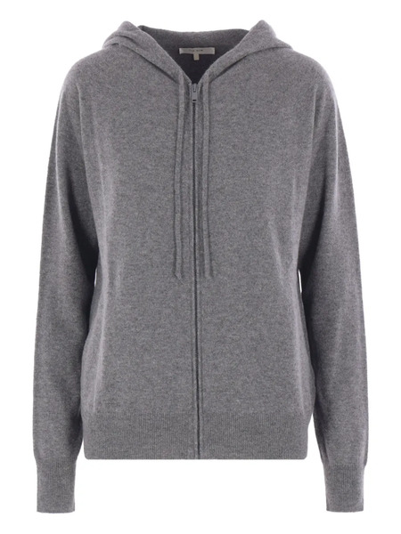  The Row Drawstring-hood Zip-front Cardigan - Grey 