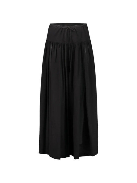  The Row Drawstring Wide-leg Trousers - Black 