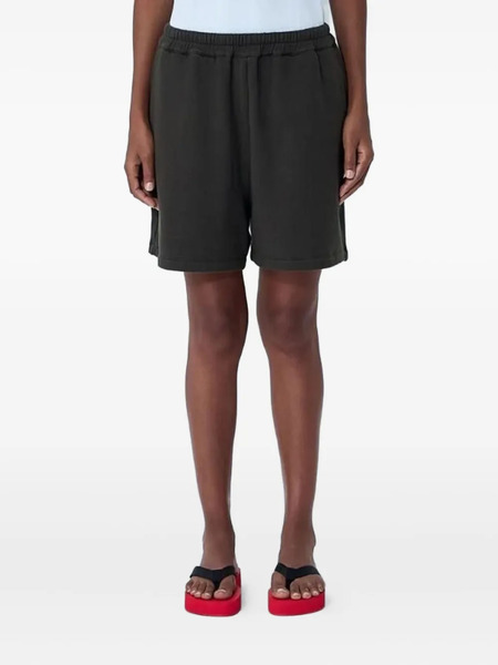  The Row Elasticated-waistband French Terry Shorts - Black 