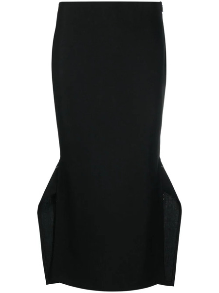  The Row Fishtail Pencil Skirt - Black 