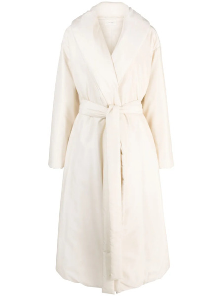  The Row Francine Tied-waist Coat - Neutrals 
