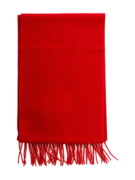 The Row Fringed Wool Scarf - Red 