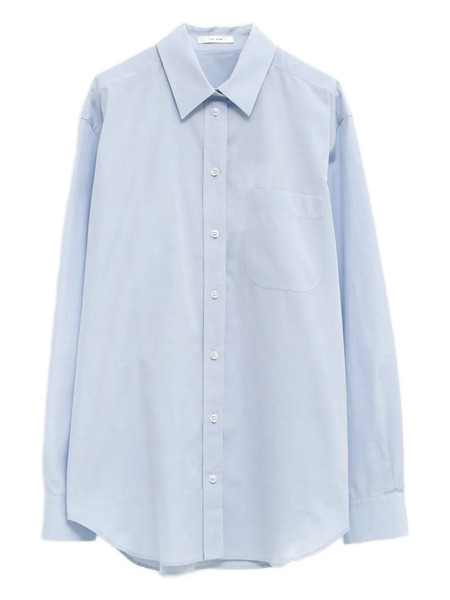  The Row Gavina Cotton Shirt - Blue 