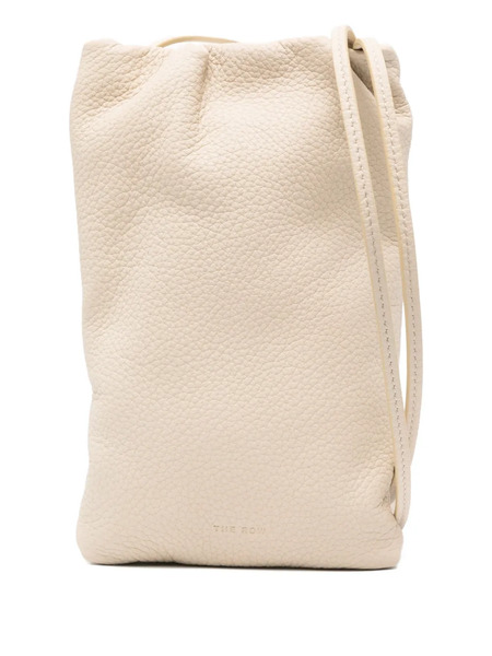  The Row Grained-leather Phone Case - Neutrals 