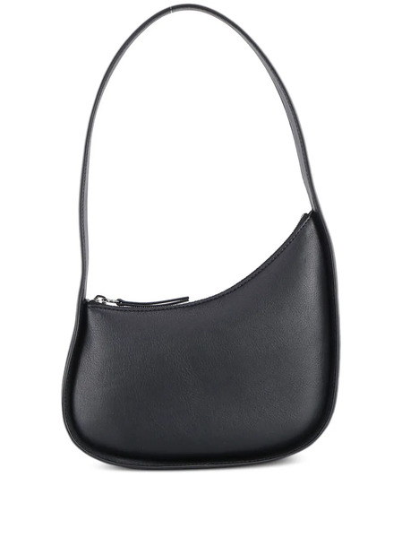  The Row Half Moon Leather Shoulder Bag - Black 