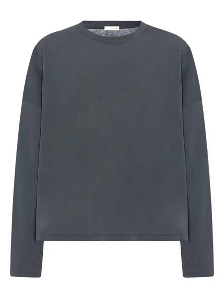  The Row Haru Long-sleeve Crew-neck Top - Grey 