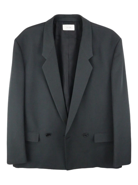  The Row Huxley Double-breasted Blazer - Grey 