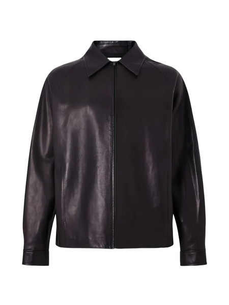  The Row Leather Jacket - Black 