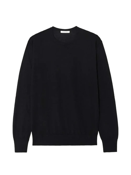  The Row Long-sleeve Round-neck Sweater - Black 