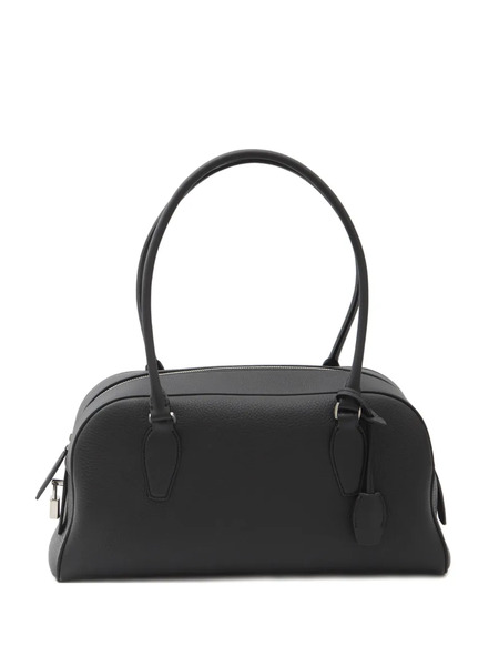  The Row Medium India Leather Shoulder Bag - Black 