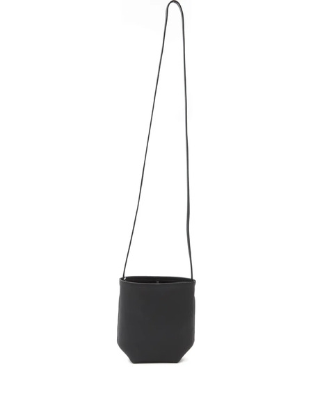  The Row Mini N/s Park Leather Crossbody Bag - Black 