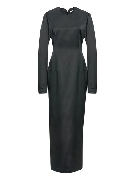  The Row Mitzi Midi Dress - Black 