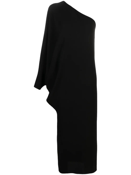  The Row Mono One-shoulder Asymmetric Maxi Dress - Black 