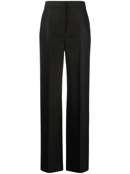  The Row Pressed-crease High-waisted Trousers - Black 