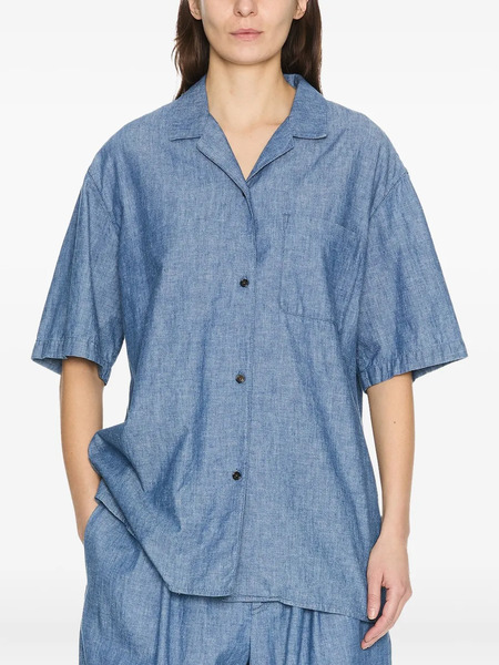  The Row Short-sleeve Collared Shirt - Blue 