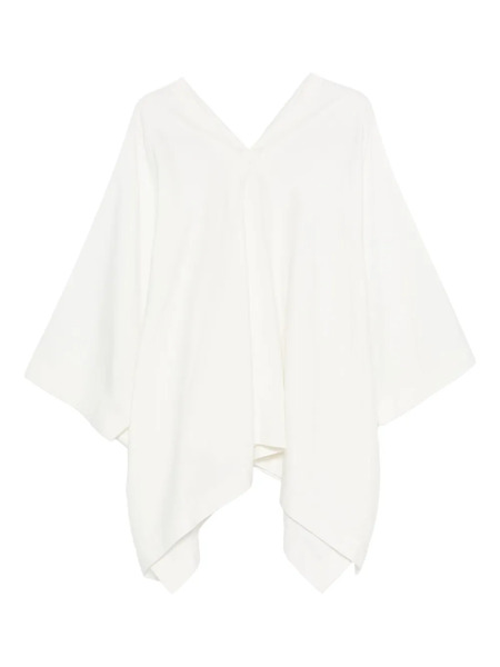  The Row V-neck Asymmetric Top - Neutrals 