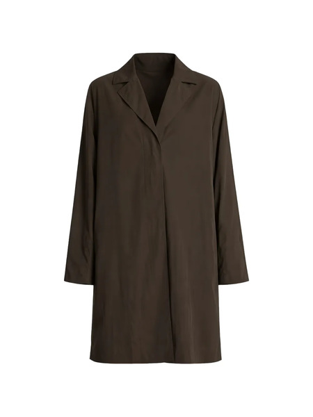  The Row V-neck Coat - Brown 