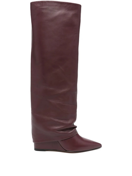  The Seller 90mm Slouchy Pointed-toe Boots - Red 