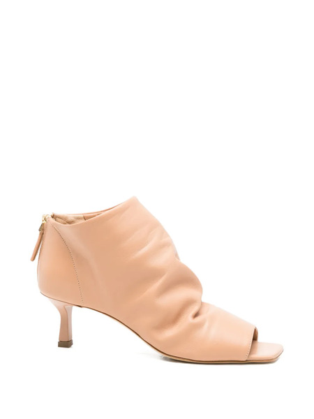  The Seller Square Open-toe Boots - Neutrals 