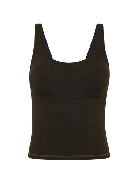  The Upside Castilla Amelia Patterned Tank Top - Green 