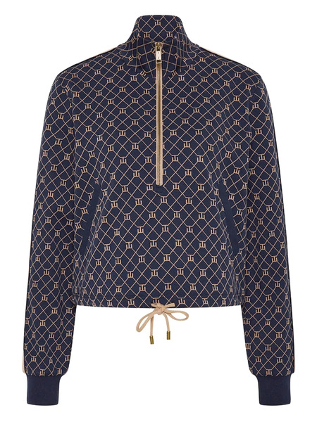  The Upside Ezra Geometric-print Sweatshirt - Blue 