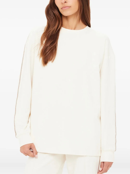  The Upside Hamsa Sunday Long-sleeve Sweatshirt - Neutrals 