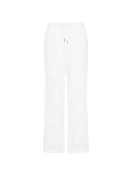  The Upside Lace Drawstring Trousers - White 